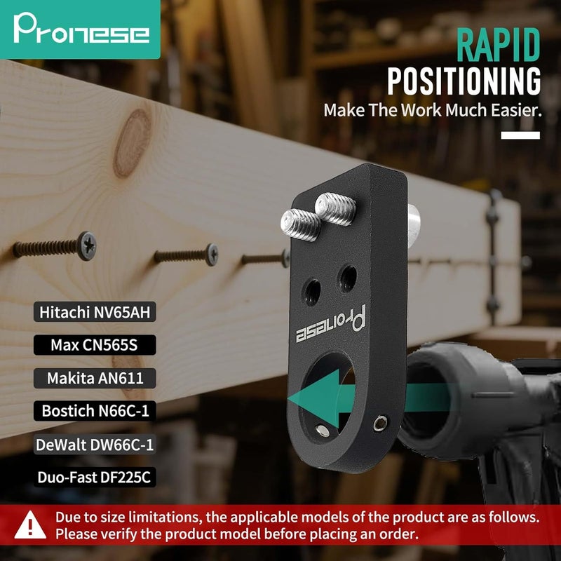 Pronese Siding Nailer Offset Attachement，Engineered Wood siding Tools,Double Headed Positioning is More Accurate and Will not Shake, Nail Gun Small Attachment - Image 2